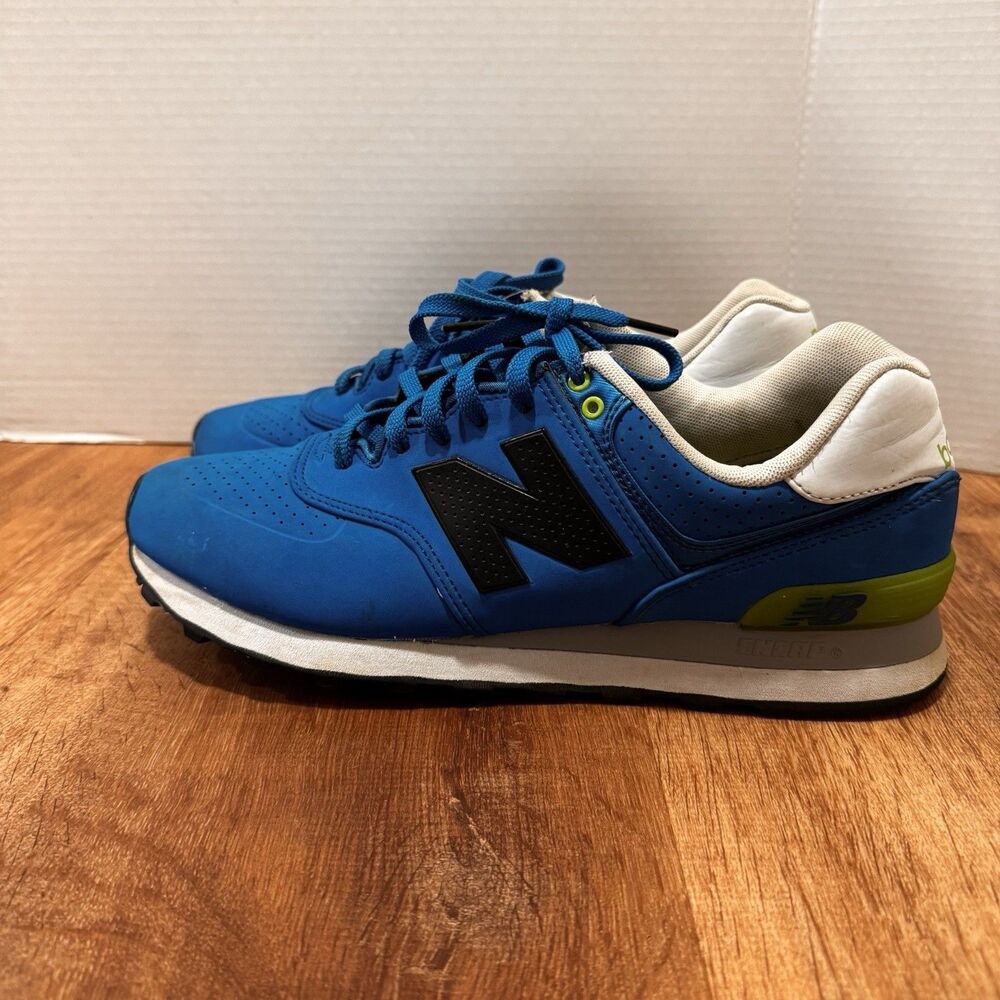 New Balance 574 Shoes Mens Sz 9.5 ML574ACA Paint Chip Sneakers Classic Retro 90s